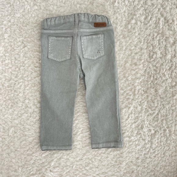 Bonpoint Gray Jeans. Girl 18M. NEW - Picture 2 of 5